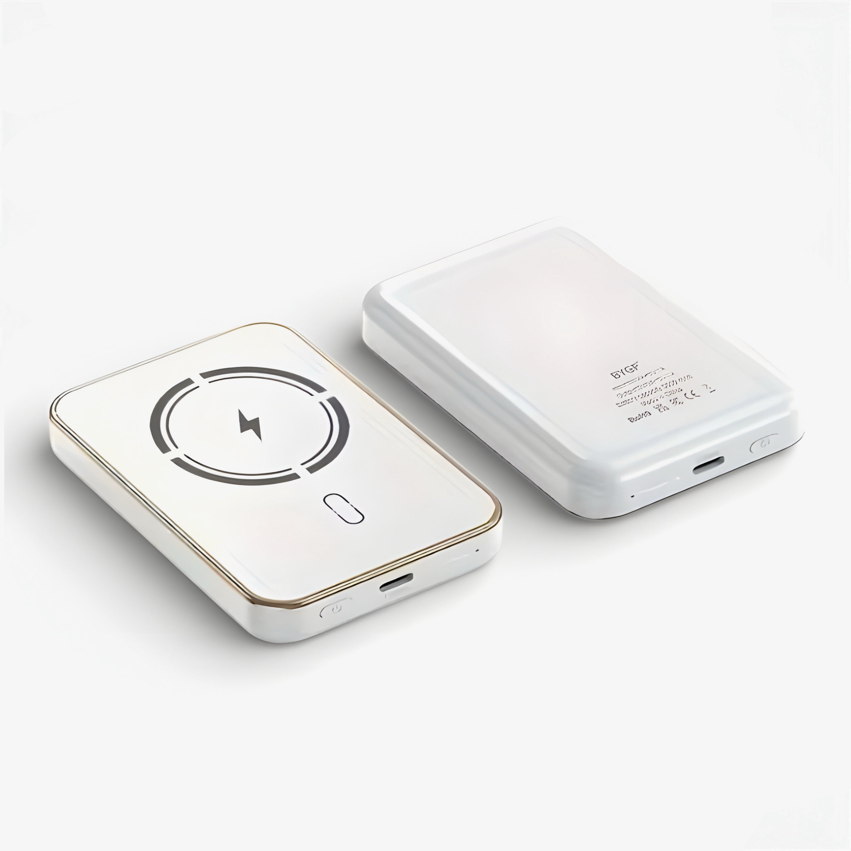 Batterie Externe - Byp | 5 000 mAh - Recharge Magnétique - Compatible iPhone & Android Samsung ( Violet )