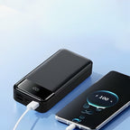 Batterie Externe - Hinne | 50 000 mAh - Compatible Pc Portable - iPhone toutes Générations & Android Samsung ( Blanc )