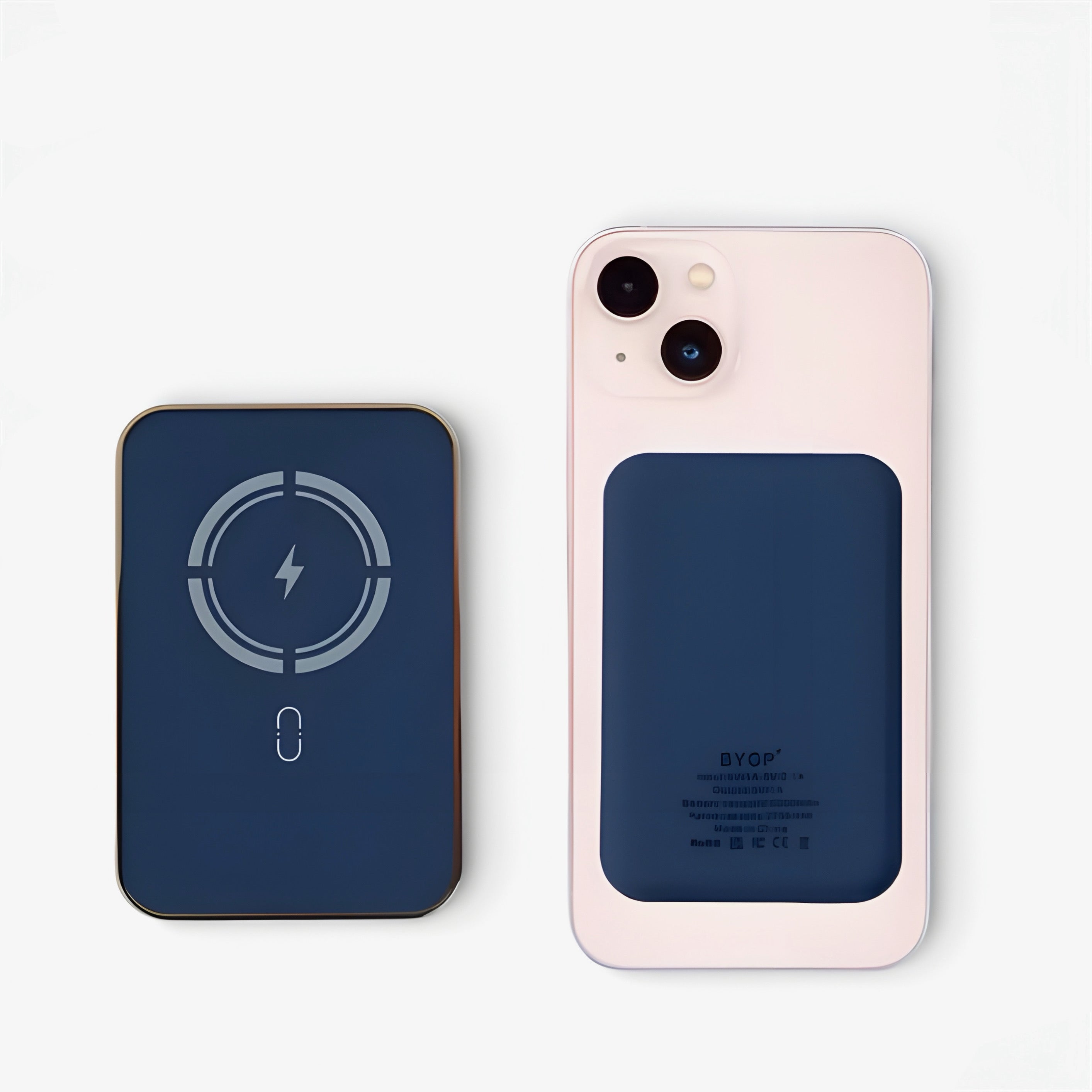 batterie externe collé au telephone 