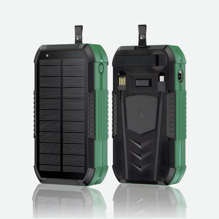 BATTERIE EXTERNE - SUPER STRONG + CHARGEUR SOLAIRE ET SECTEUR