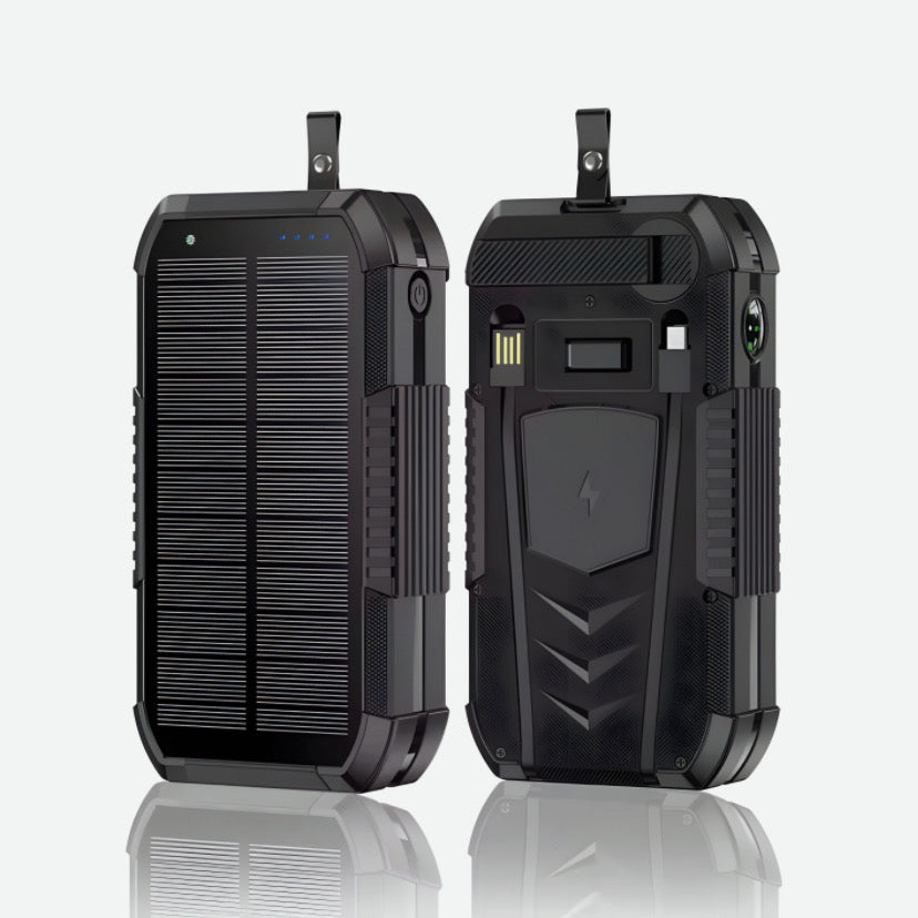 BATTERIE EXTERNE - SUPER STRONG + CHARGEUR SOLAIRE ET SECTEUR