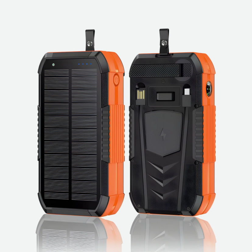 BATTERIE EXTERNE - SUPER STRONG + CHARGEUR SOLAIRE ET SECTEUR