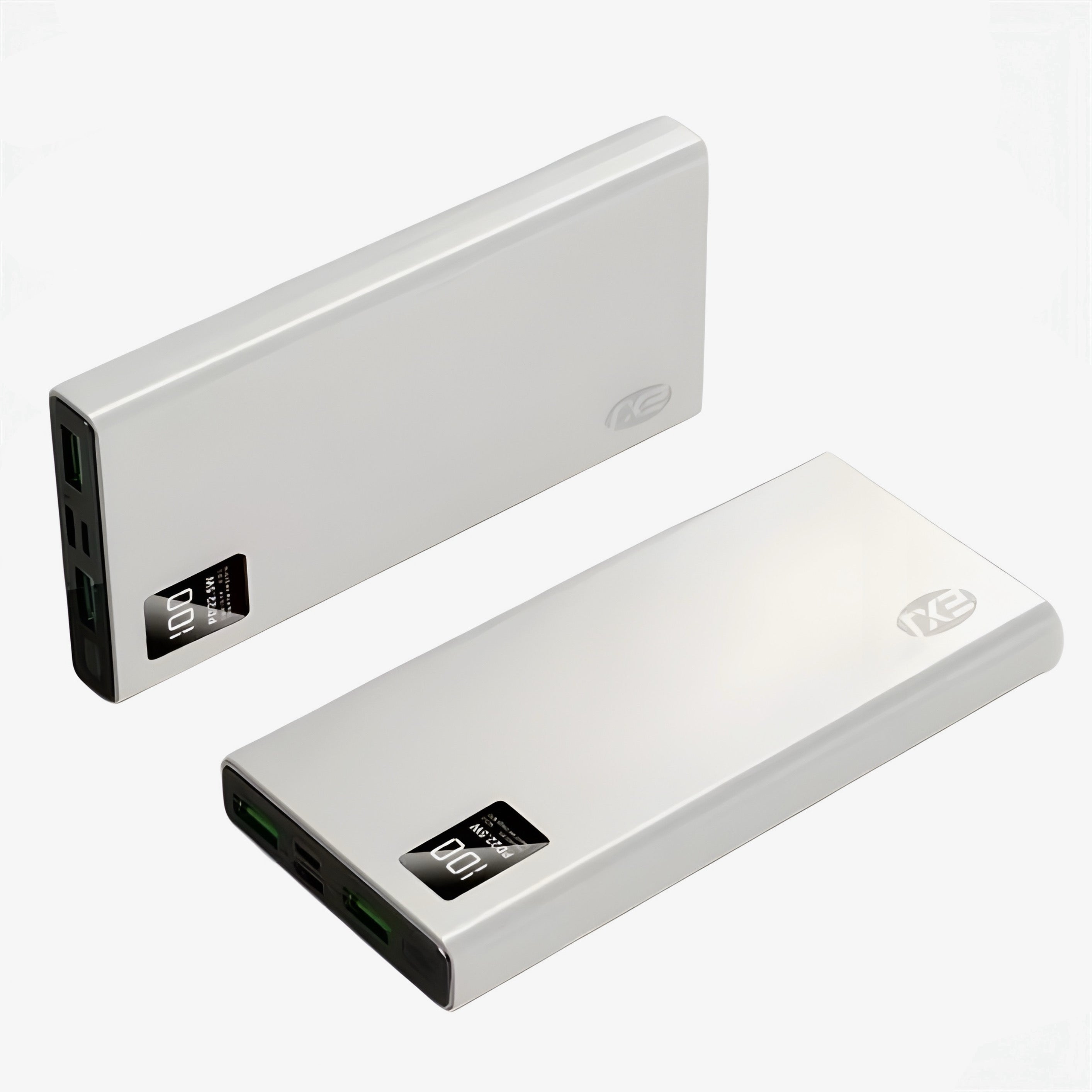 Batterie Externe - EXJ | 10 000 mAh - Compatible Pc Portable - iPhone 17/16/15/14 & Android Samsung ( Blanc )